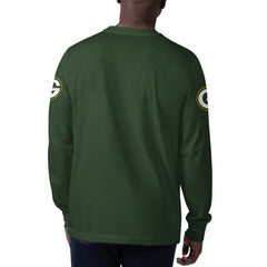 Green Bay Packers Starter Clutch Hit Long Sleeve T-Shirt Green - NFL