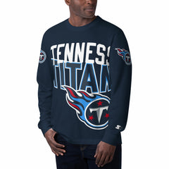 Tennessee Titans Starter Clutch Hit Long Sleeve T-Shirt Navy - NFL