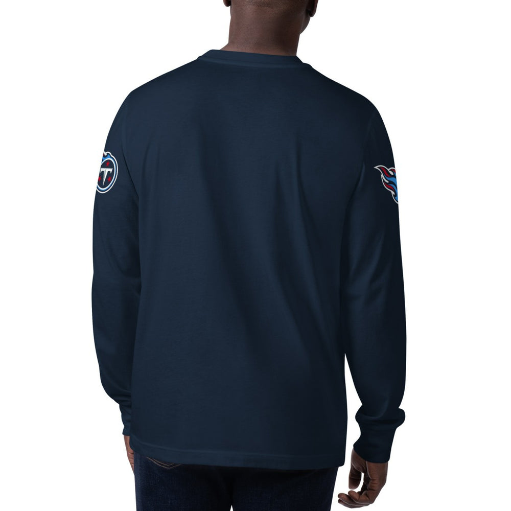 Tennessee Titans Starter Clutch Hit Long Sleeve T-Shirt Navy - NFL