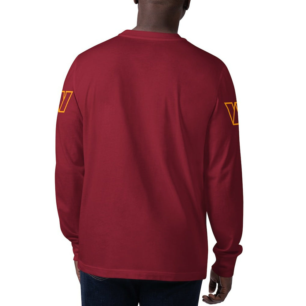 Washington Commanders Starter Clutch Hit Long Sleeve T-Shirt Burgundy - NFL