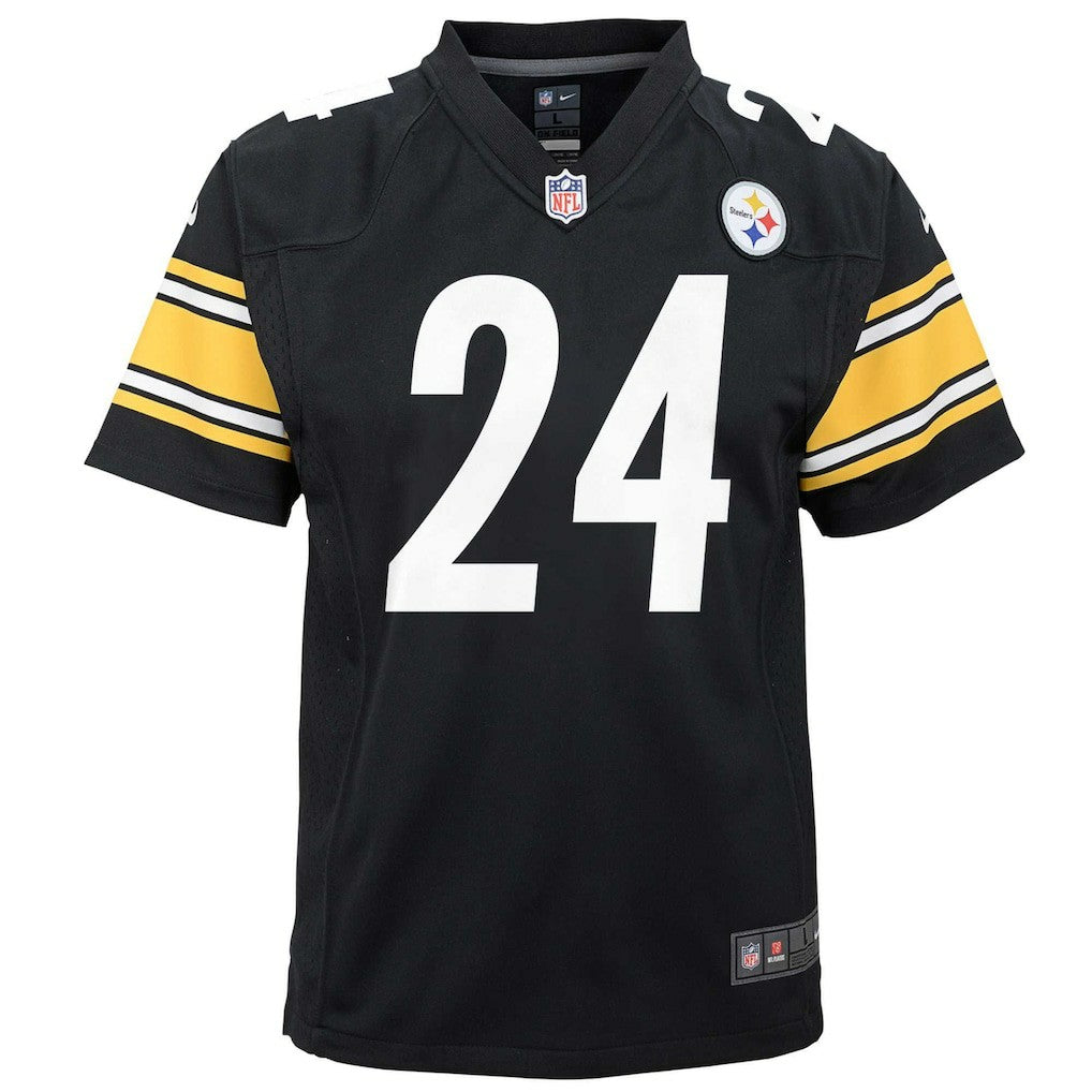 Joey Porter Jr. Pittsburgh Steelers Youth Game Jersey - Black | NFL Jerseys