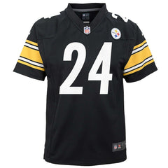 Joey Porter Jr. Pittsburgh Steelers Youth Game Jersey Black - Nike