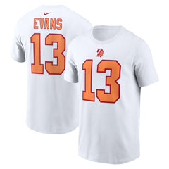 Mike Evans '76 Tampa Bay Buccaneers 50th Season Name & Number T-Shirt White - Nike