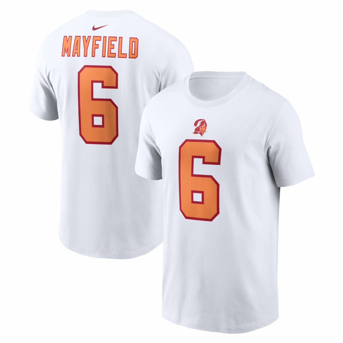 Baker Mayfield '76 Tampa Bay Buccaneers 50th Season Name & Number T-Shirt White - Nike
