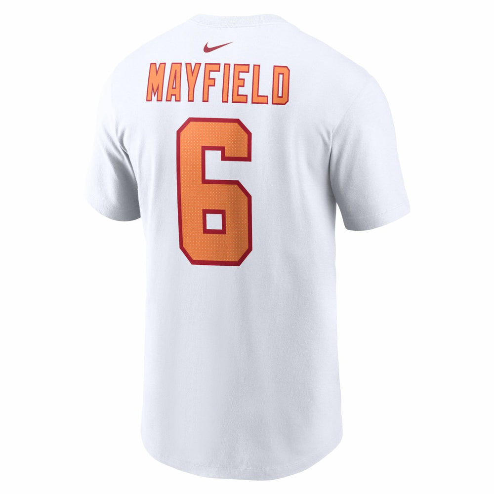 Baker Mayfield '76 Tampa Bay Buccaneers 50th Season Name & Number T-Shirt White - Nike