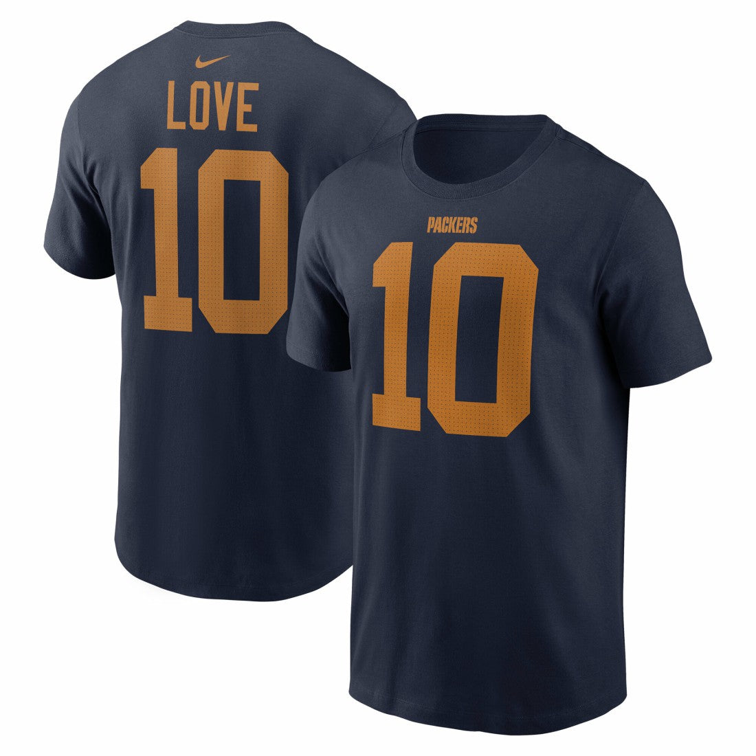 Jordan Love Green Bay Packers The 1923 Classic Name & Number T-Shirt Navy - Nike