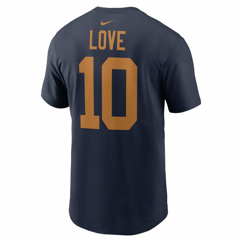 Jordan Love Green Bay Packers The 1923 Classic Name & Number T-Shirt Navy - Nike