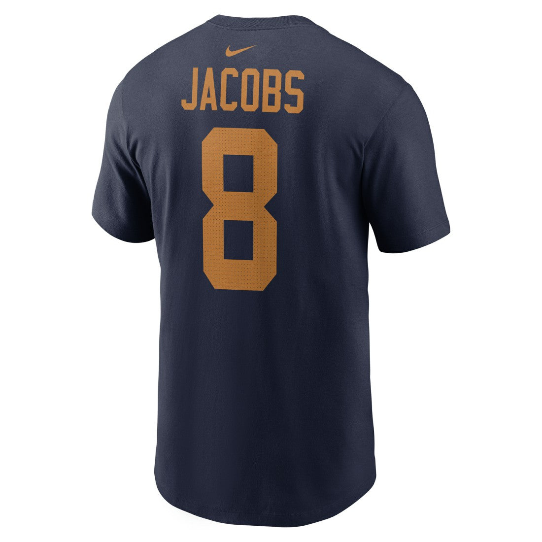 Josh Jacobs Green Bay Packers Player Name & Number T-Shirt Navy - Nike