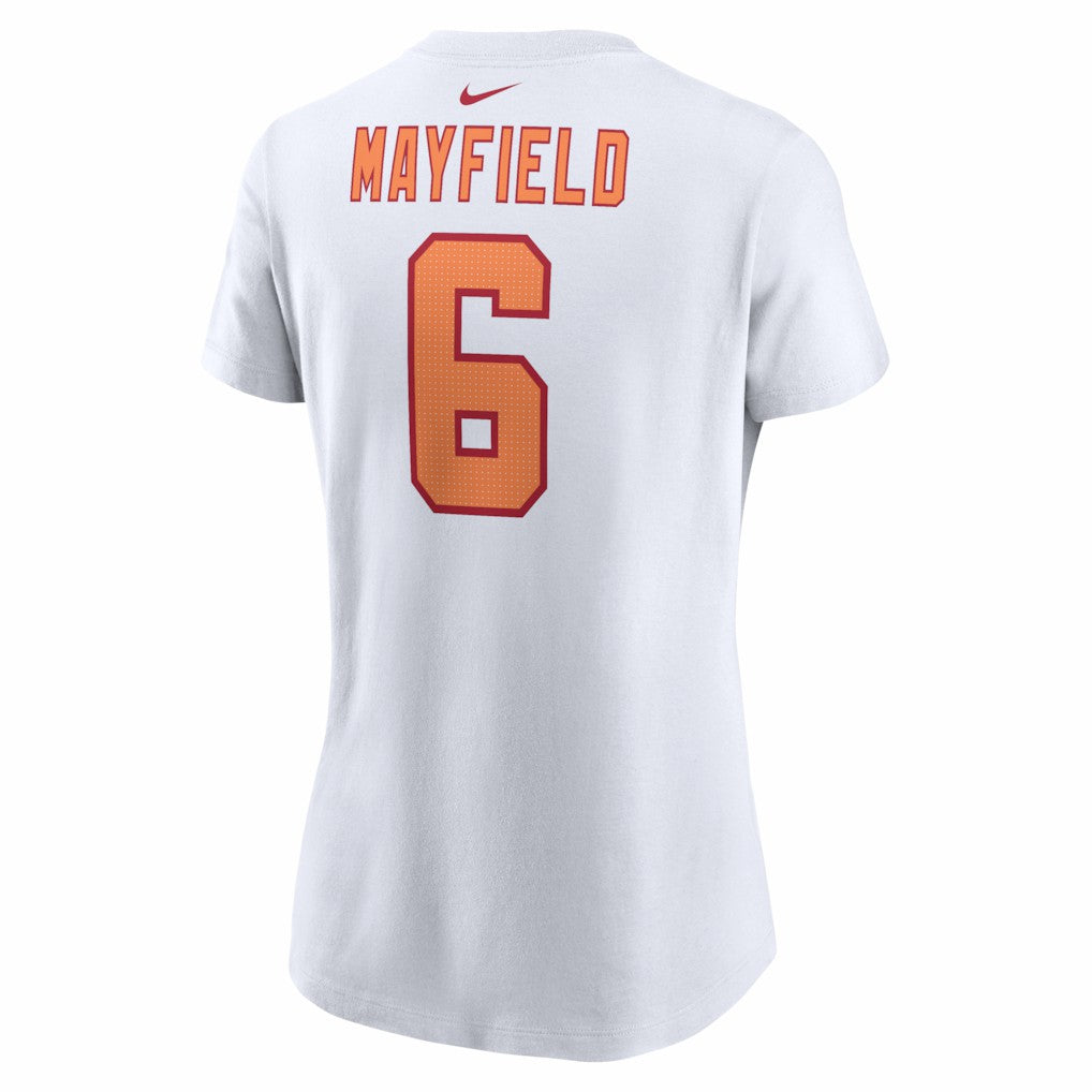 Baker Mayfield Tampa Bay Buccaneers Women's Name & Number T-Shirt White - Nike