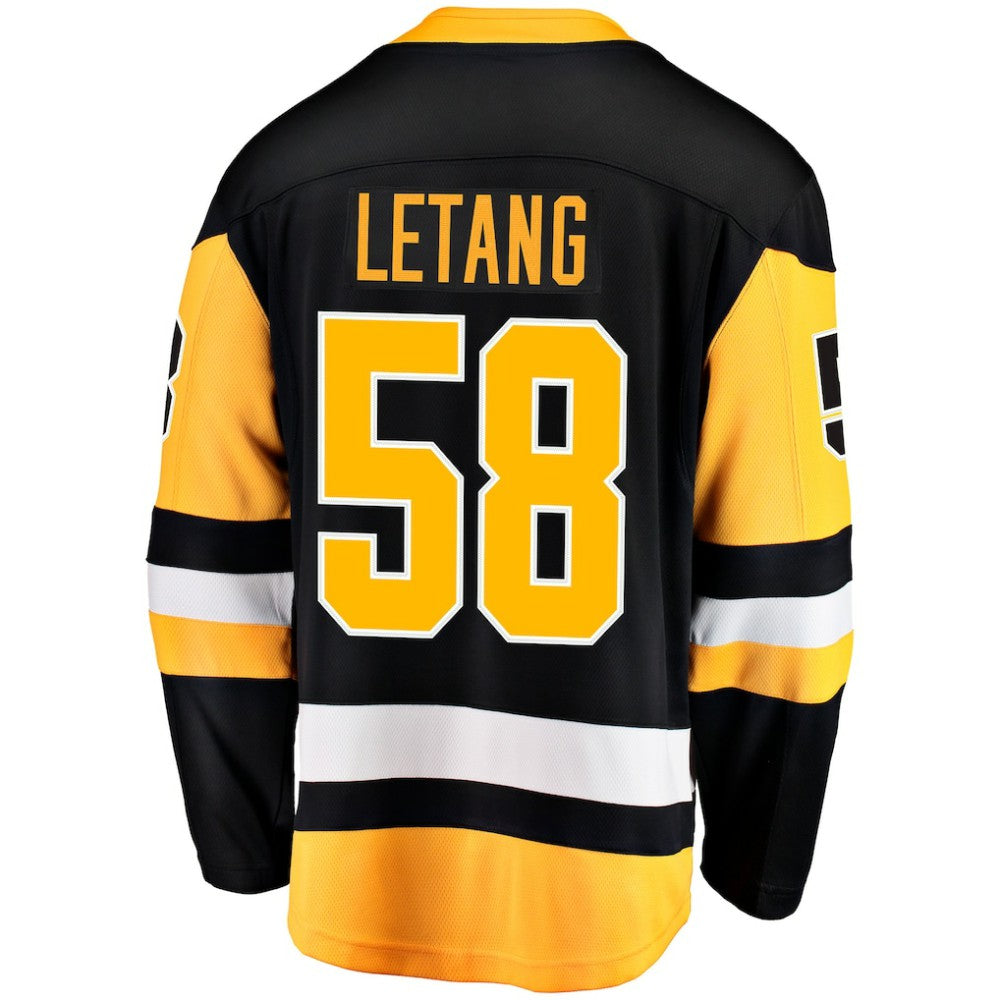 Kris Letang Pittsburgh Penguins Fanatics Home Breakaway Jersey - Black | NHL Jerseys