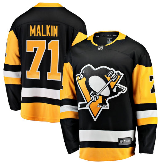 Evgeni Malkin Pittsburgh Penguins Fanatics Home Breakaway Jersey - Black | NHL Jerseys