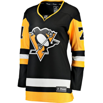 Evgeni Malkin Pittsburgh Penguins Fanatics Women's Home Breakaway Player Jersey - Black | NHL Jerseys