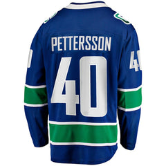 Elias Pettersson Vancouver Canucks - Fanatics Home Breakaway Jersey Blue