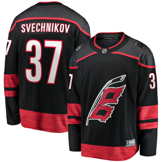 Andrei Svechnikov Carolina Hurricanes Fanatics Home Breakaway Jersey - Black | NHL Jerseys