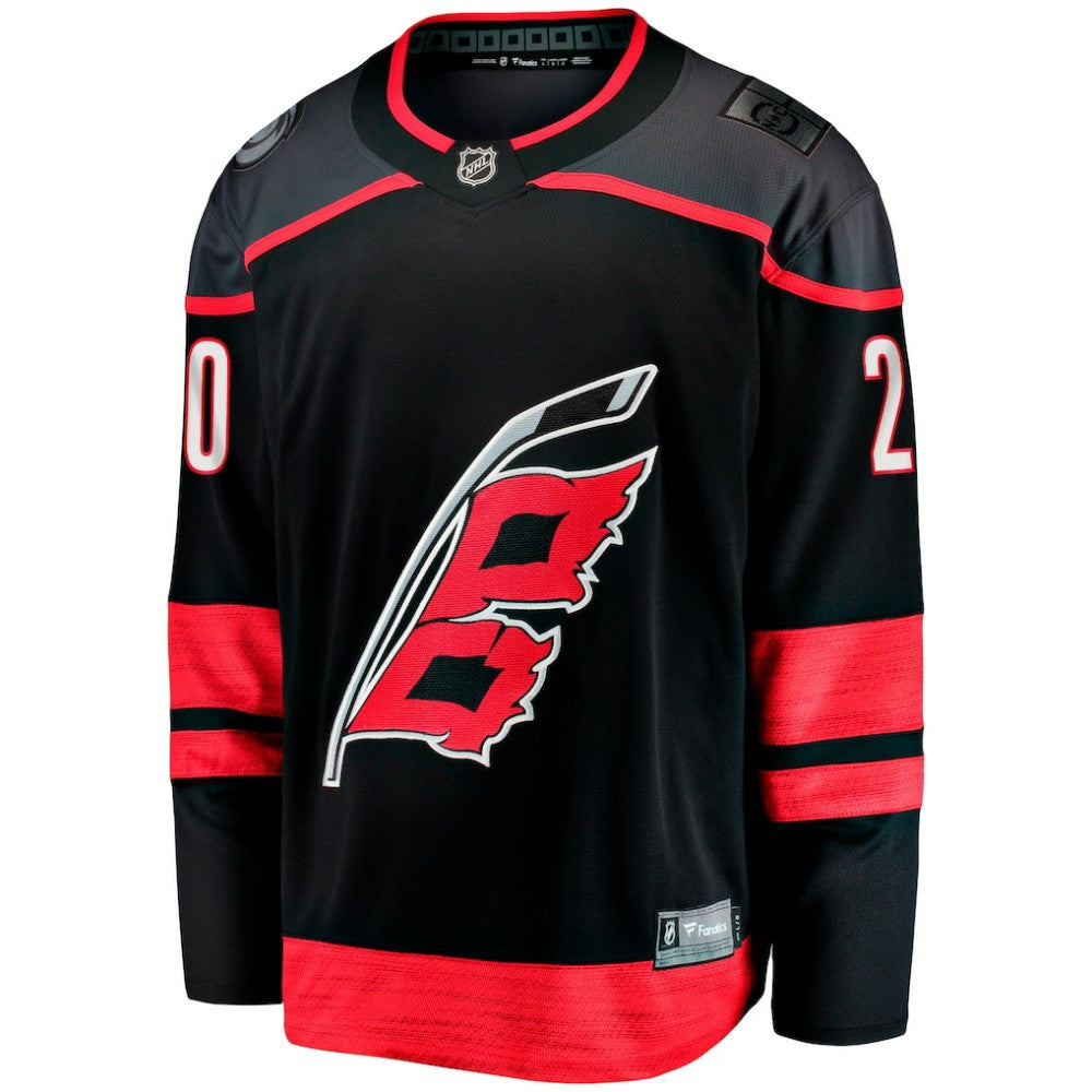 Sebastian Aho Carolina Hurricanes Fanatics Home Breakaway Jersey - Black | NHL Jerseys