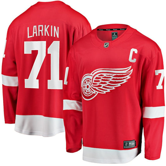 Dylan Larkin Detroit Red Wings Fanatics Branded Captain Home Breakaway Jersey - Red | NHL Jerseys