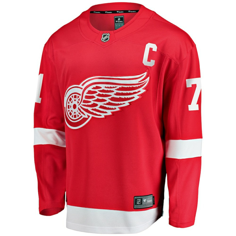 Dylan Larkin Detroit Red Wings Fanatics Branded Captain Home Breakaway Jersey - Red | NHL Jerseys