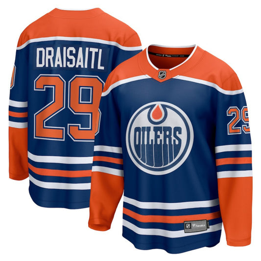 Leon Draisaitl Edmonton Oilers Fanatics Home Breakaway Jersey - Royal | NHL Jerseys