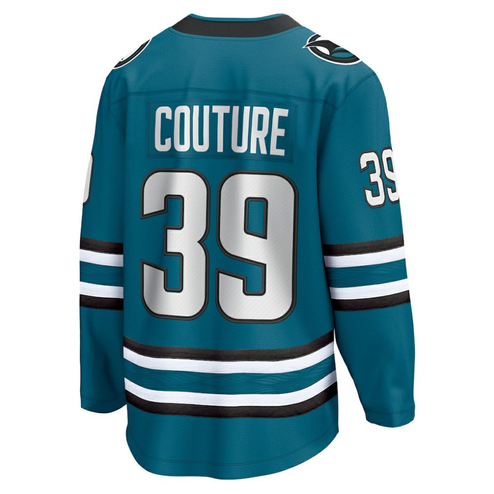 Logan Couture San Jose Sharks Fanatics Home Breakaway Jersey - Teal | NHL Jerseys