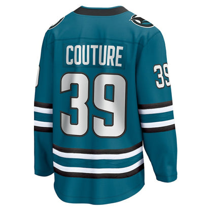 Logan Couture San Jose Sharks Fanatics Home Breakaway Jersey - Teal | NHL Jerseys