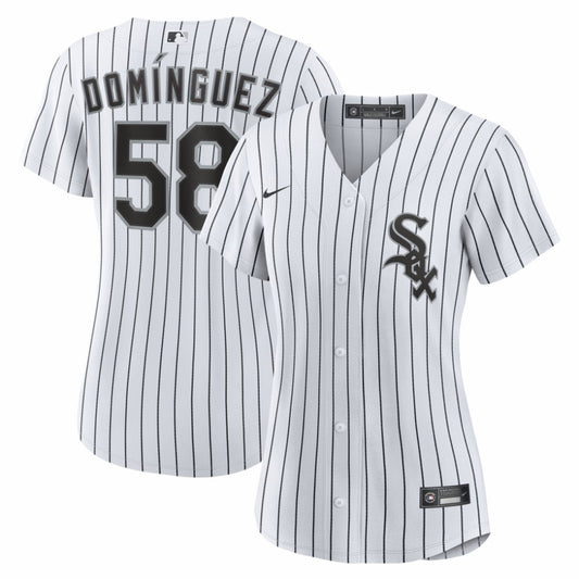 Seranthony Domínguez Chicago White Sox Nike Women's Home Replica Jersey - White | MLB Jerseys