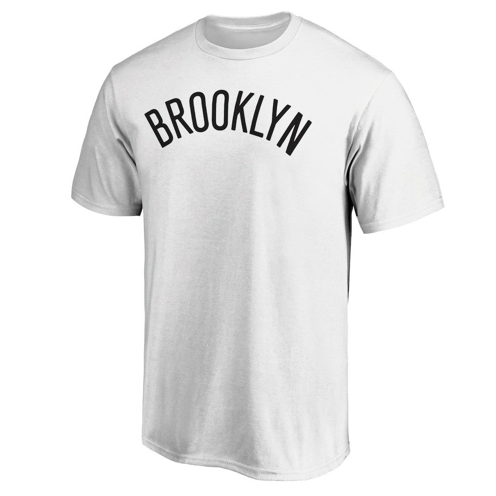 NBA - Brooklyn Nets Wordmark Alt T-Shirt - White