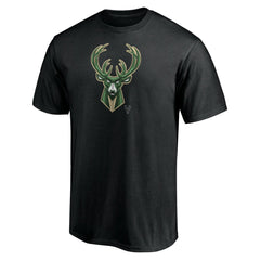 NBA - Milwaukee Bucks Midnight Mascot T-Shirt - Black