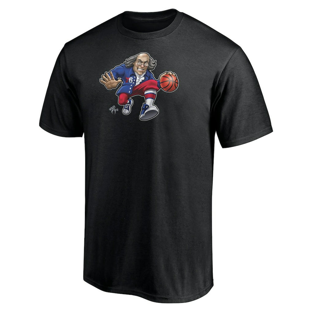 NBA - Philadelphia 76ers Midnight Mascot T-Shirt - Black