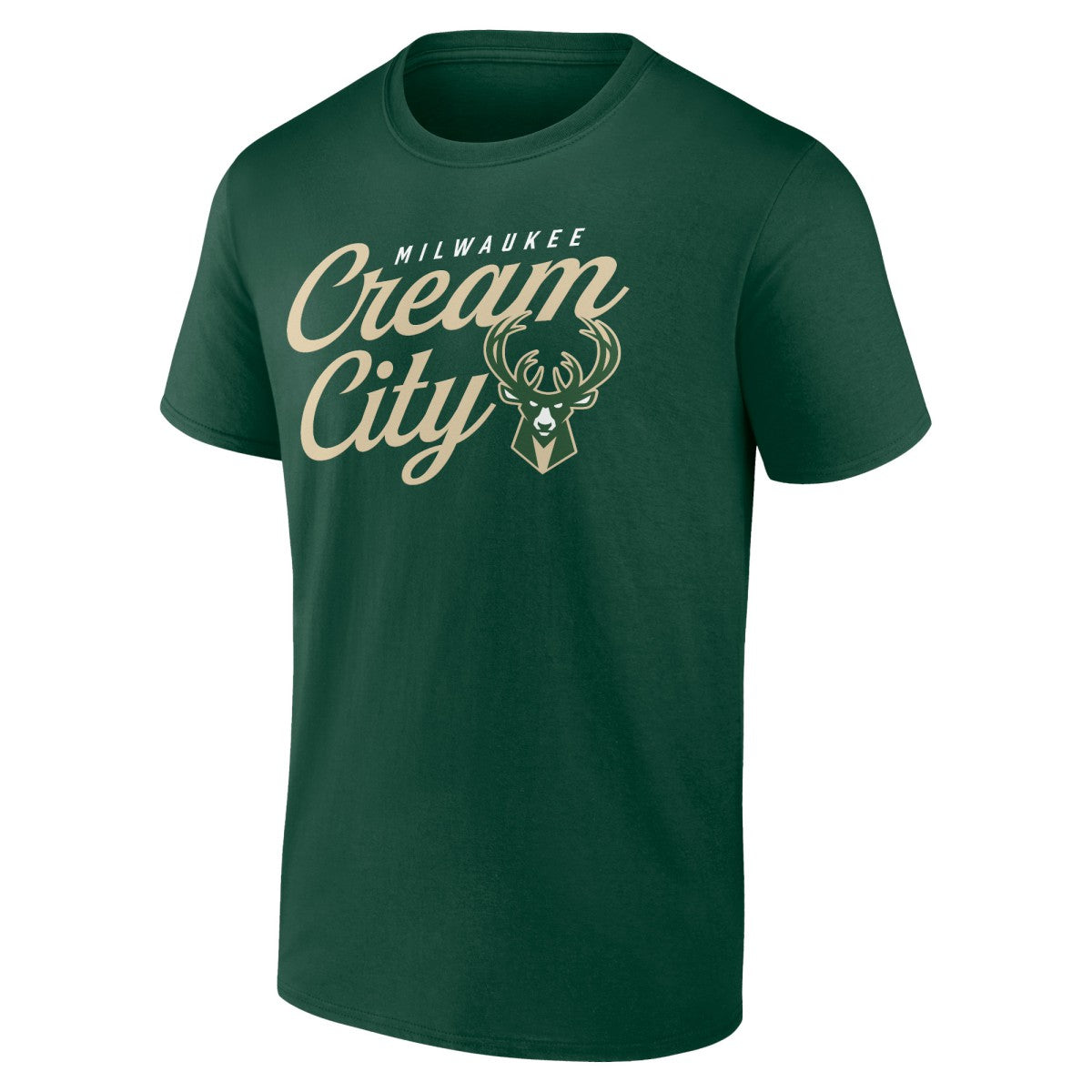 NBA - Milwaukee Bucks Hometown Collection Cream City T-Shirt - Hunter Green
