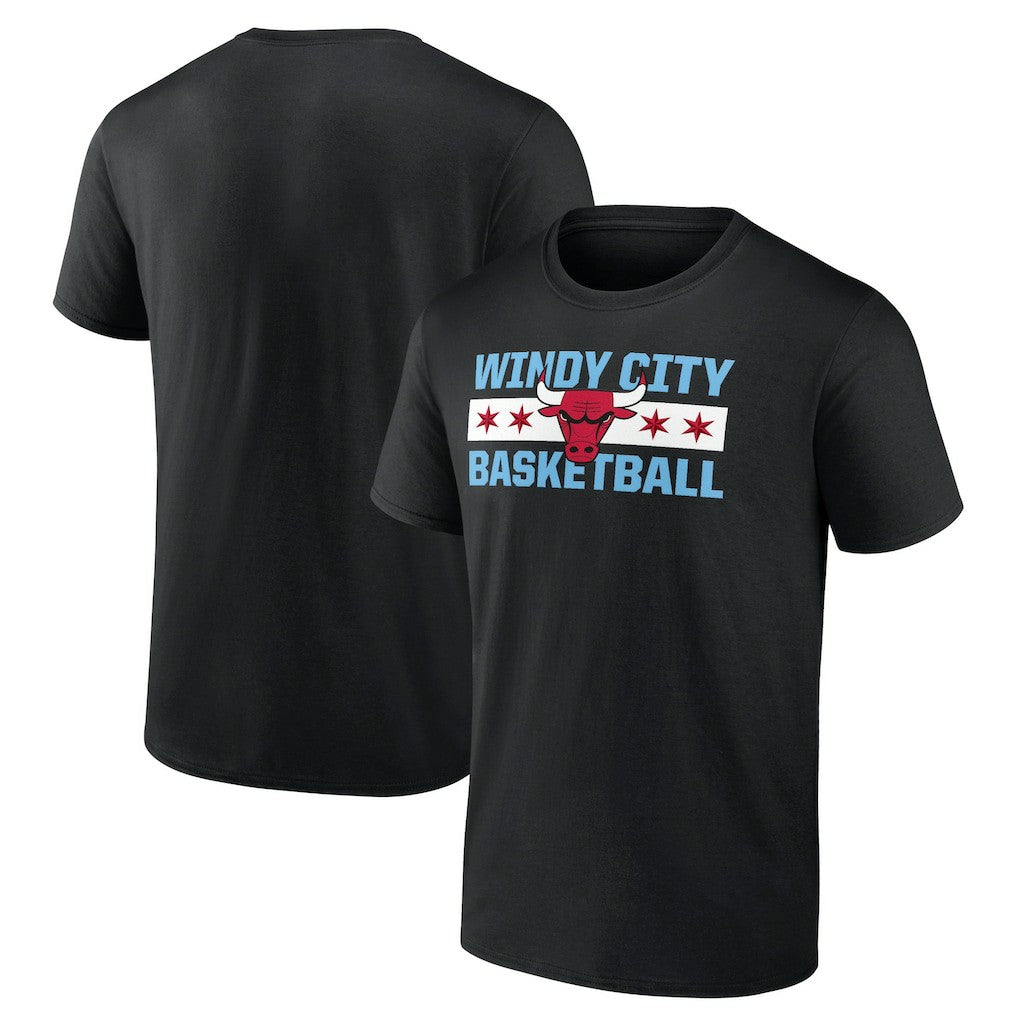 NBA - Chicago Bulls Hometown Collection Windy City T-Shirt - Black