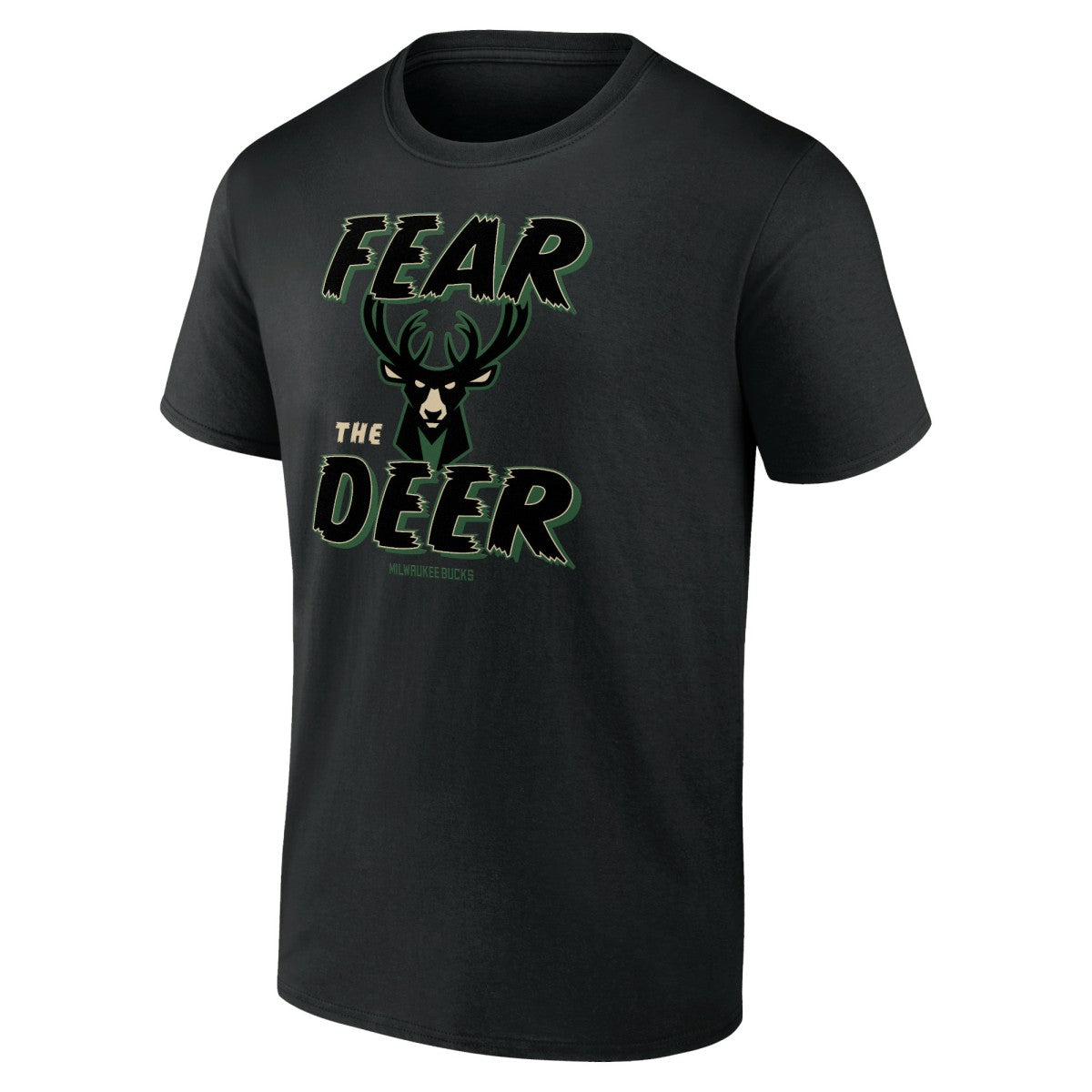 NBA - Milwaukee Bucks Hometown Collection Fear The Deer T-Shirt - Black