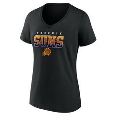 NBA - Phoenix Suns Women's Hometown Collection Sunrise V-Neck T-Shirt - Black