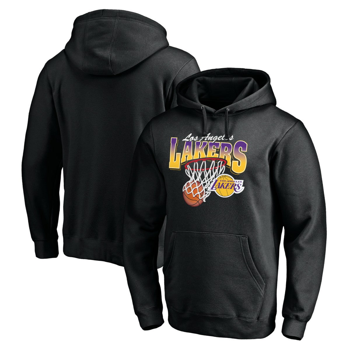 NBA - Los Angeles Lakers Balanced Floor Pullover Hoodie - Black