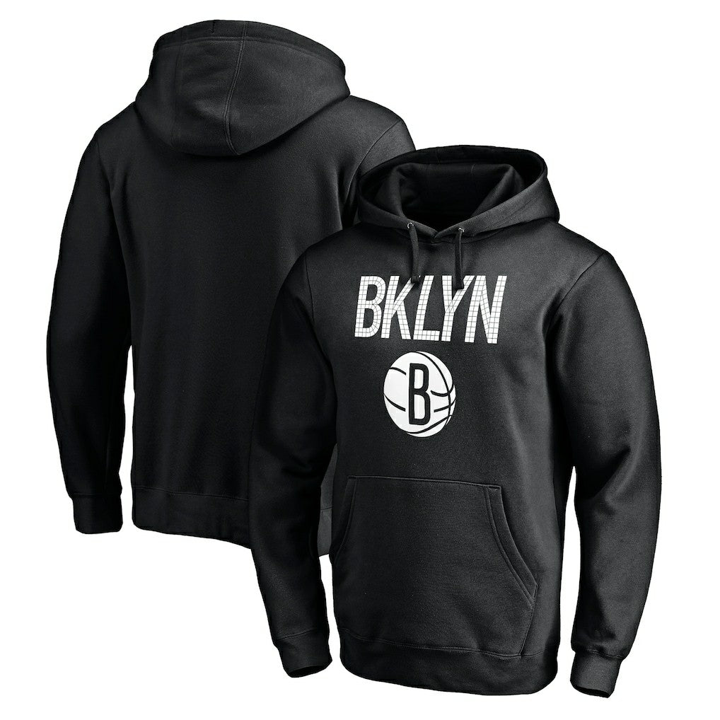 NBA - Brooklyn Nets Hometown Collection Post Up Pullover Hoodie - Black