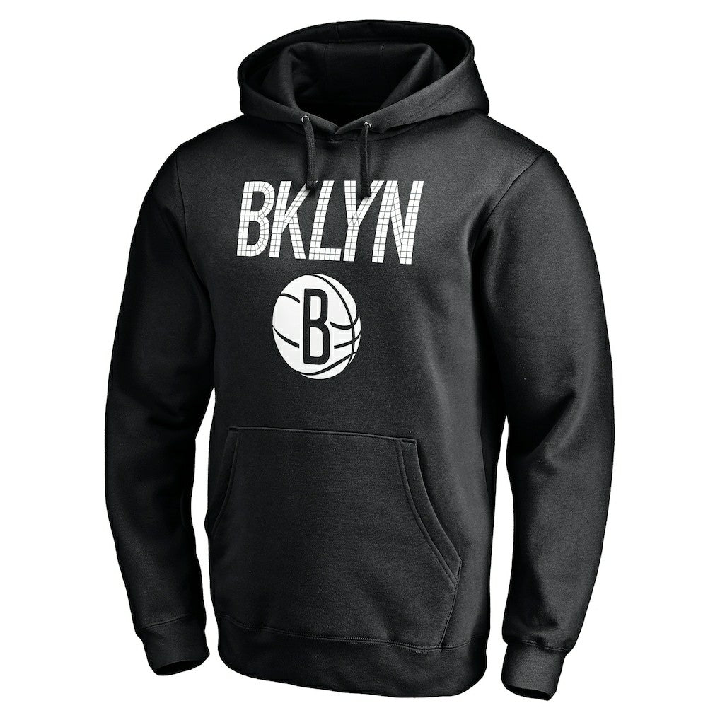 NBA - Brooklyn Nets Hometown Collection Post Up Pullover Hoodie - Black