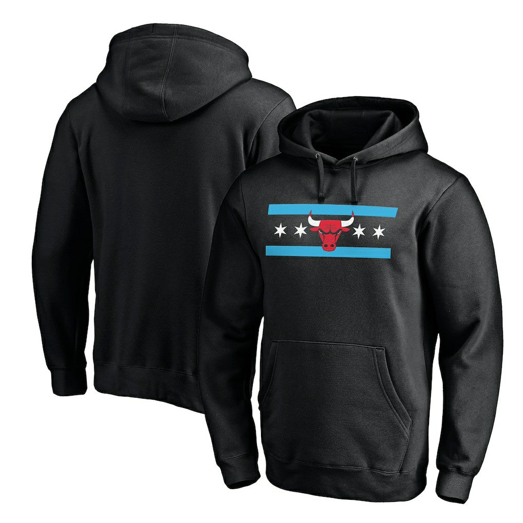 NBA - Chicago Bulls Hometown Collection Post Up Pullover Hoodie - Black