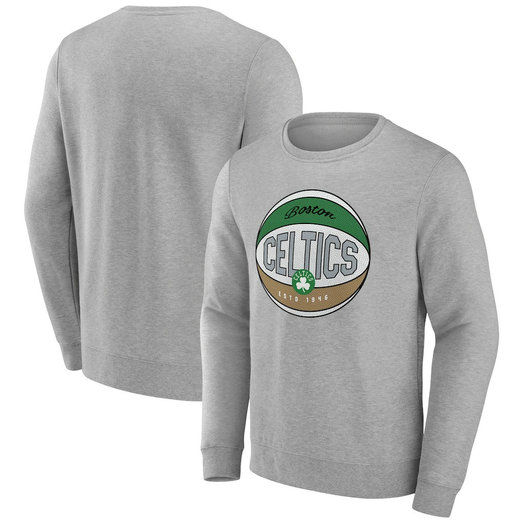 NBA - Boston Celtics Hard Color Pullover Sweatshirt - Gray