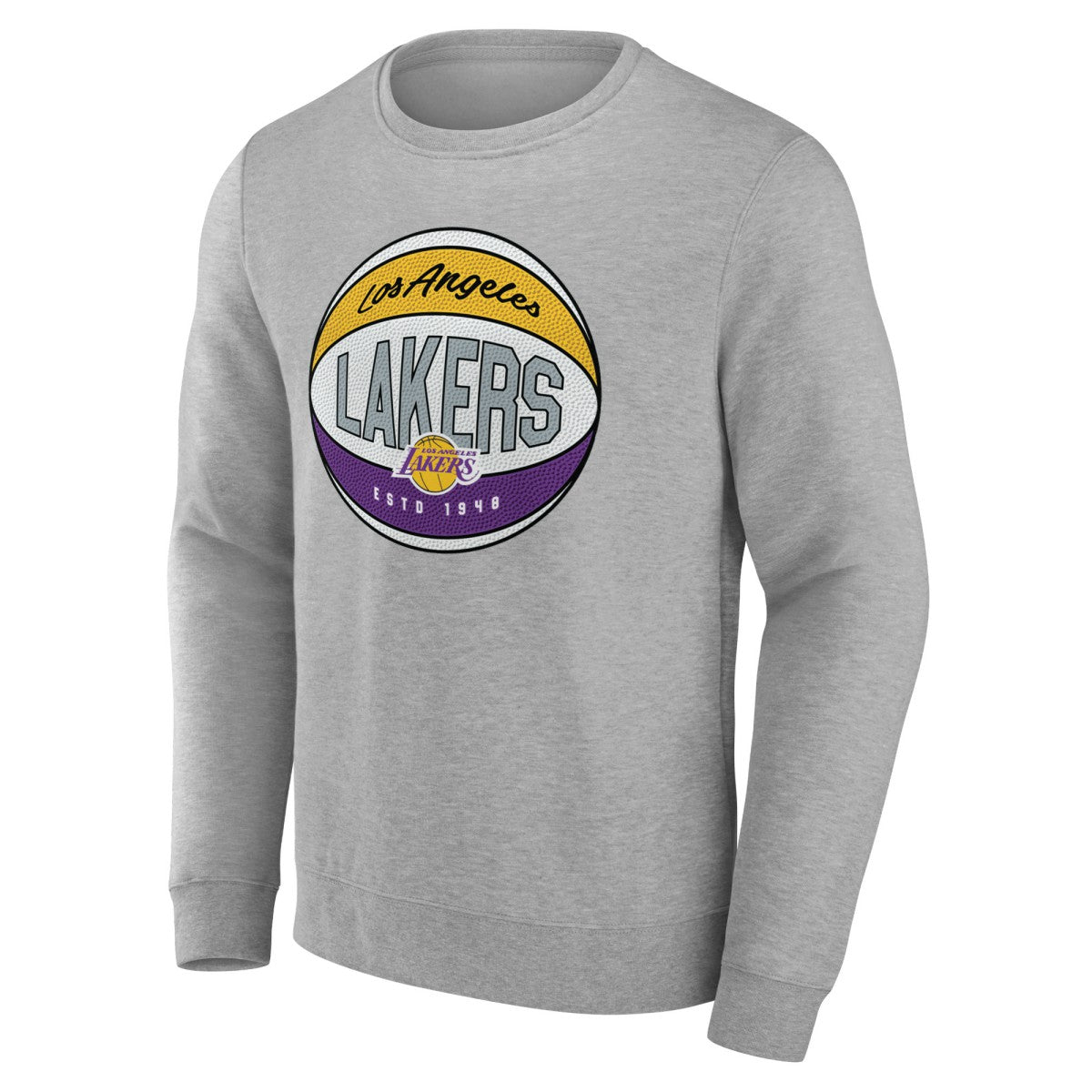 NBA - Los Angeles Lakers Hard Color Pullover Sweatshirt - Gray