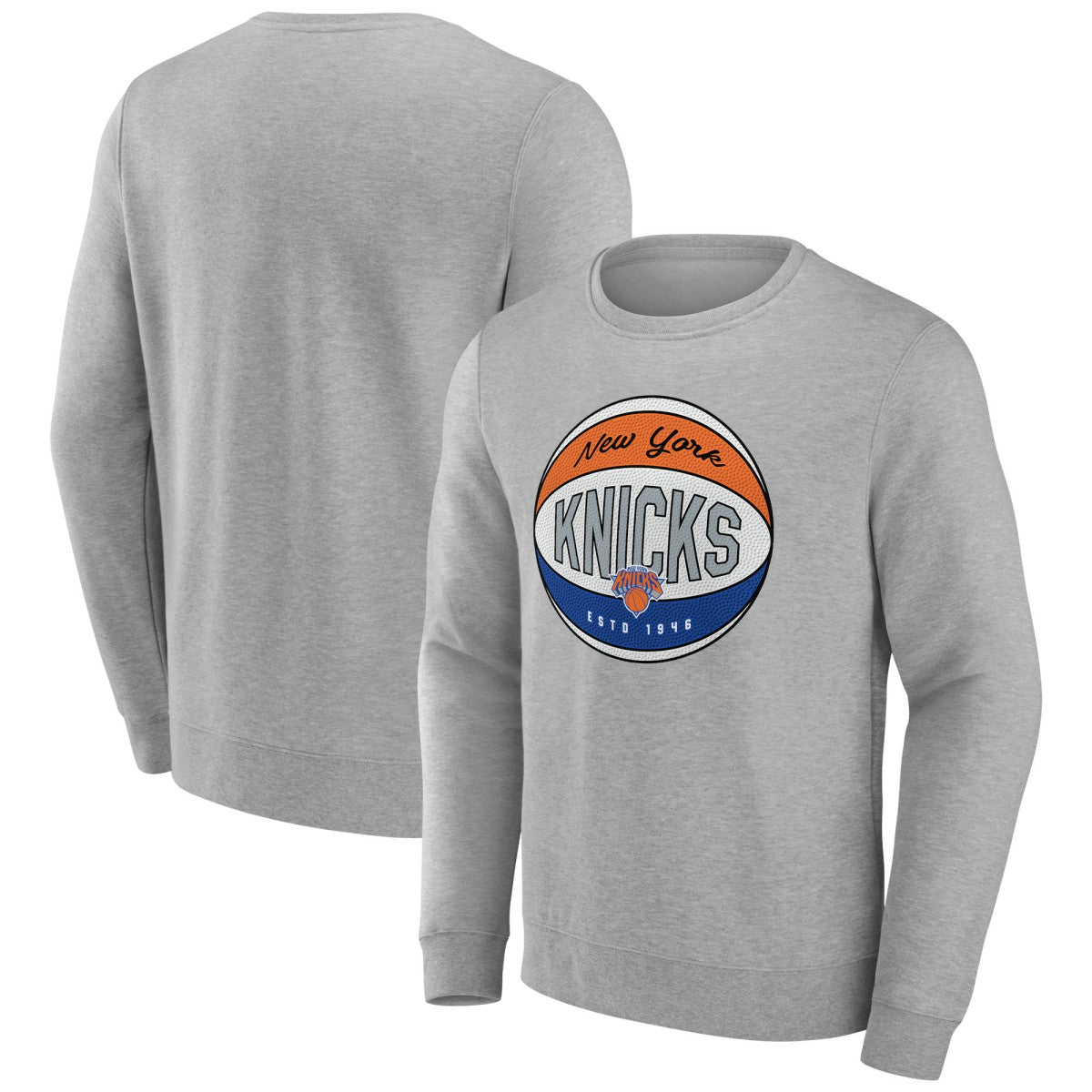 NBA - New York Knicks Hard Color Pullover Sweatshirt - Gray