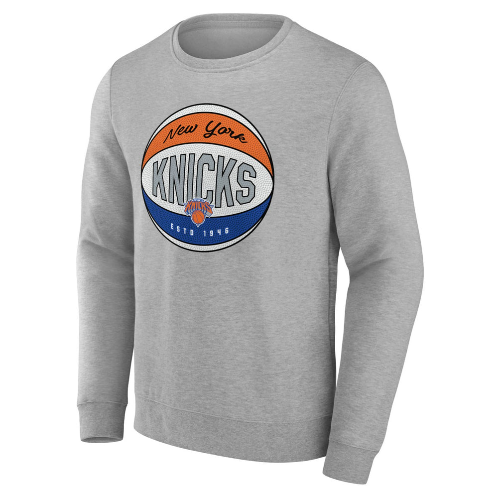NBA - New York Knicks Hard Color Pullover Sweatshirt - Gray