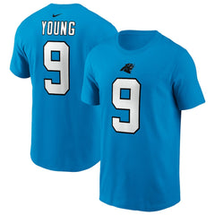 Bryce Young Carolina Panthers Player Name & Number T-Shirt Blue - Nike