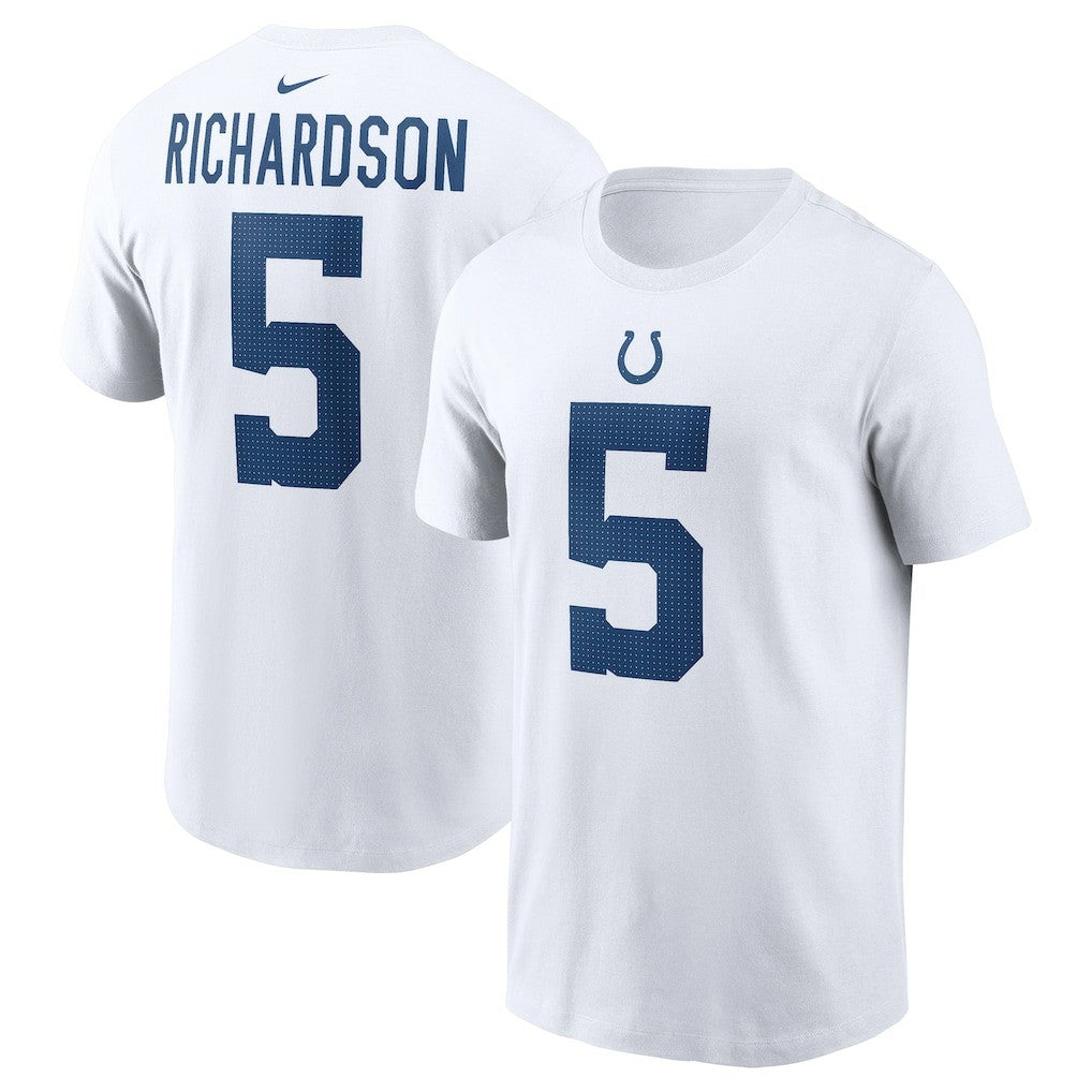 Anthony Richardson Indianapolis Colts Player Name & Number T-Shirt White - Nike