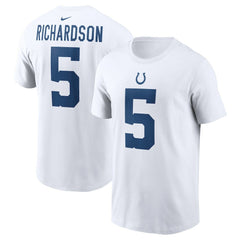 Anthony Richardson Indianapolis Colts Player Name & Number T-Shirt White - Nike
