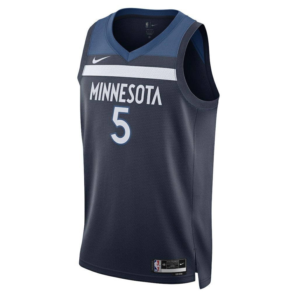 Nike - Anthony Edwards Minnesota Timberwolves Unisex Swingman Jersey - Icon Edition - Navy