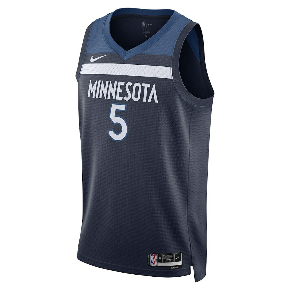 Nike - Anthony Edwards Minnesota Timberwolves Unisex Swingman Jersey - Icon Edition - Navy
