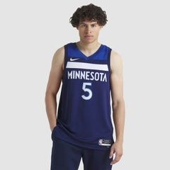 Nike - Anthony Edwards Minnesota Timberwolves Unisex Swingman Jersey - Icon Edition - Navy