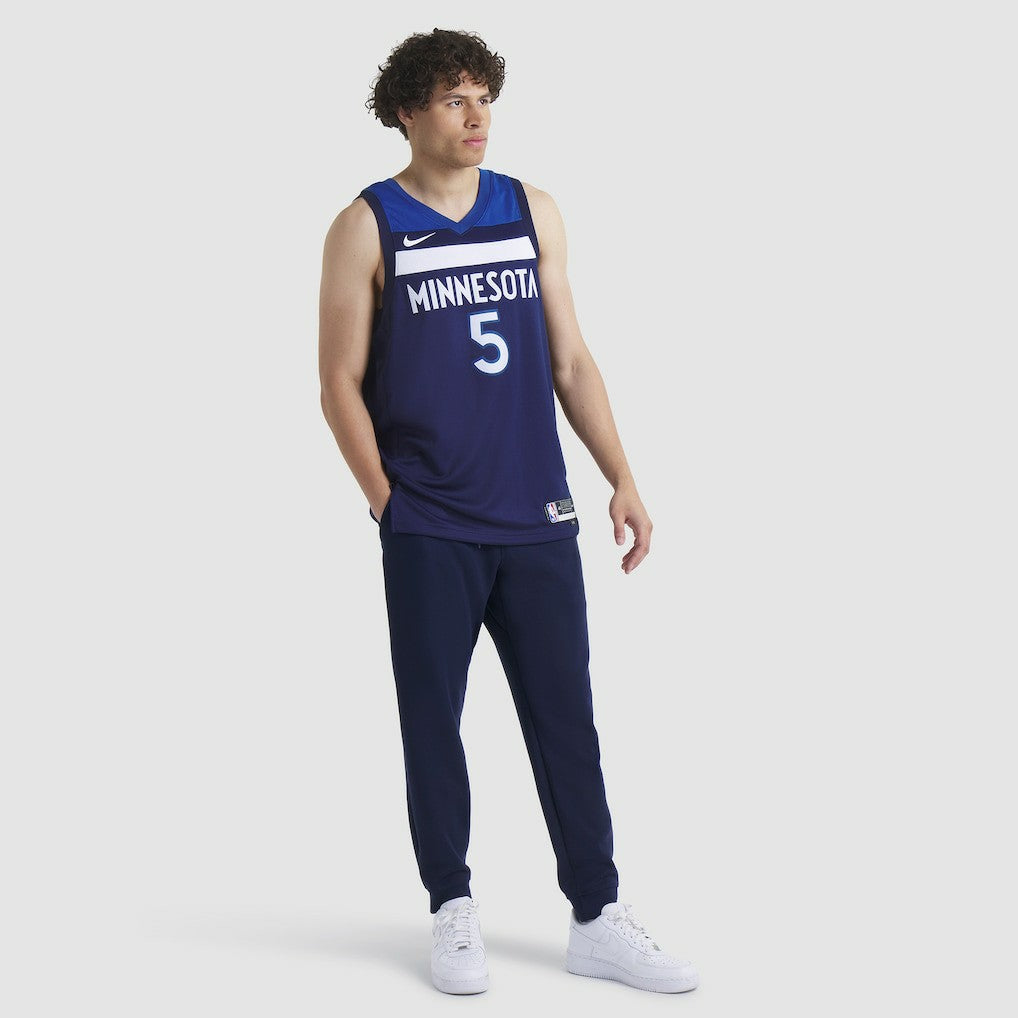 Nike - Anthony Edwards Minnesota Timberwolves Unisex Swingman Jersey - Icon Edition - Navy