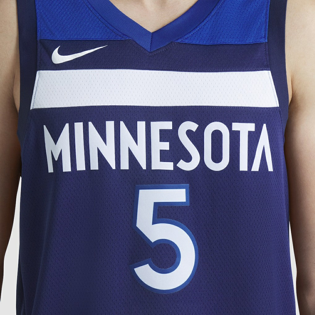 Nike - Anthony Edwards Minnesota Timberwolves Unisex Swingman Jersey - Icon Edition - Navy