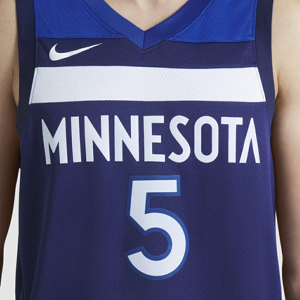 Nike - Anthony Edwards Minnesota Timberwolves Unisex Swingman Jersey - Icon Edition - Navy