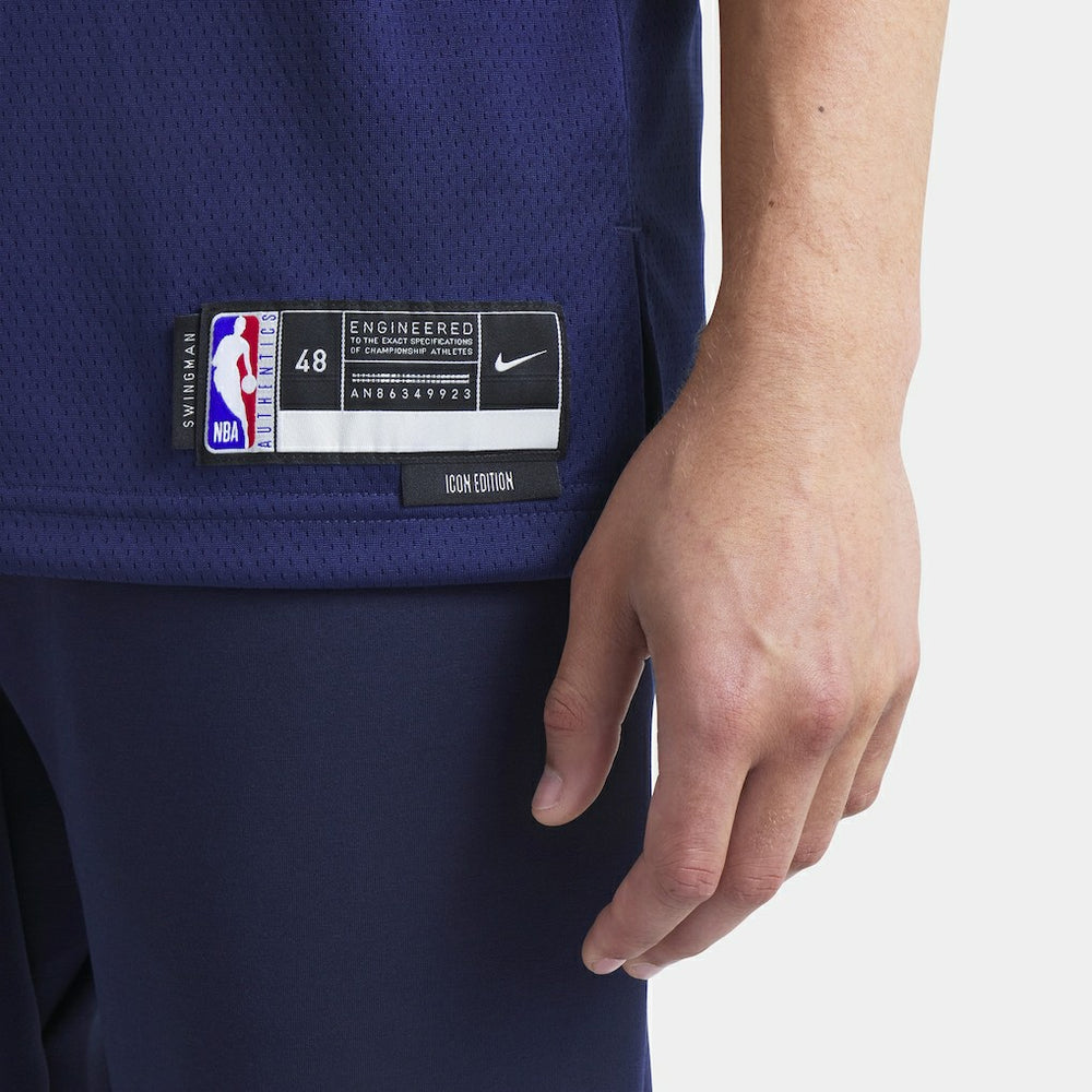 Nike - Anthony Edwards Minnesota Timberwolves Unisex Swingman Jersey - Icon Edition - Navy
